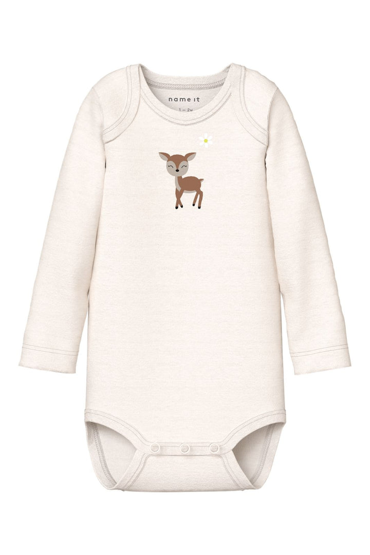 Name It - Nbfbody Ls Deer - 4979482 Lilac Marble W/ Jet Stream + Lavender Gray