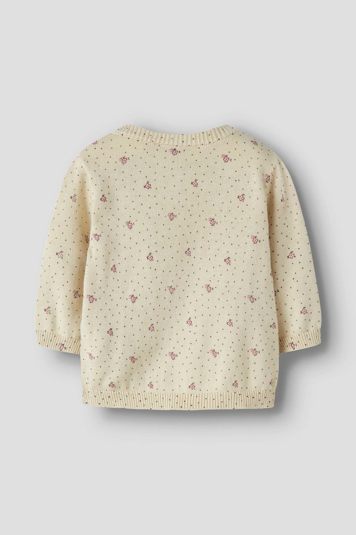 Name It - Nbfhide Ls Knit Card - 5000060 Almond Milk