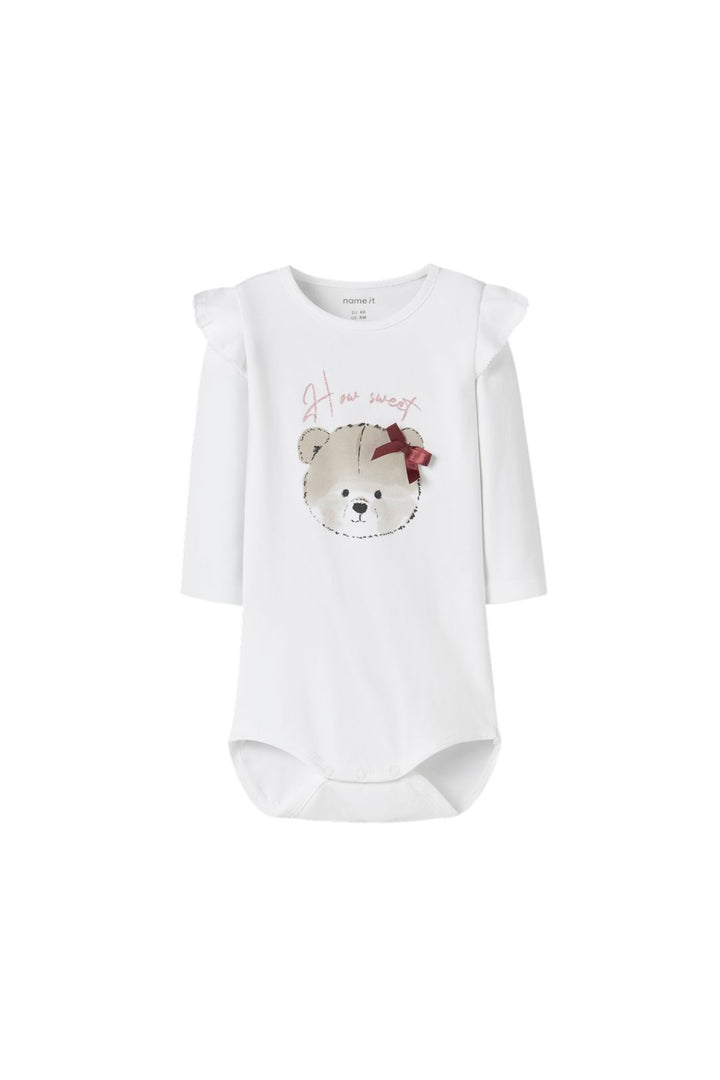 Name It - Nbfrindy Ls Body - 4989264 Bright White