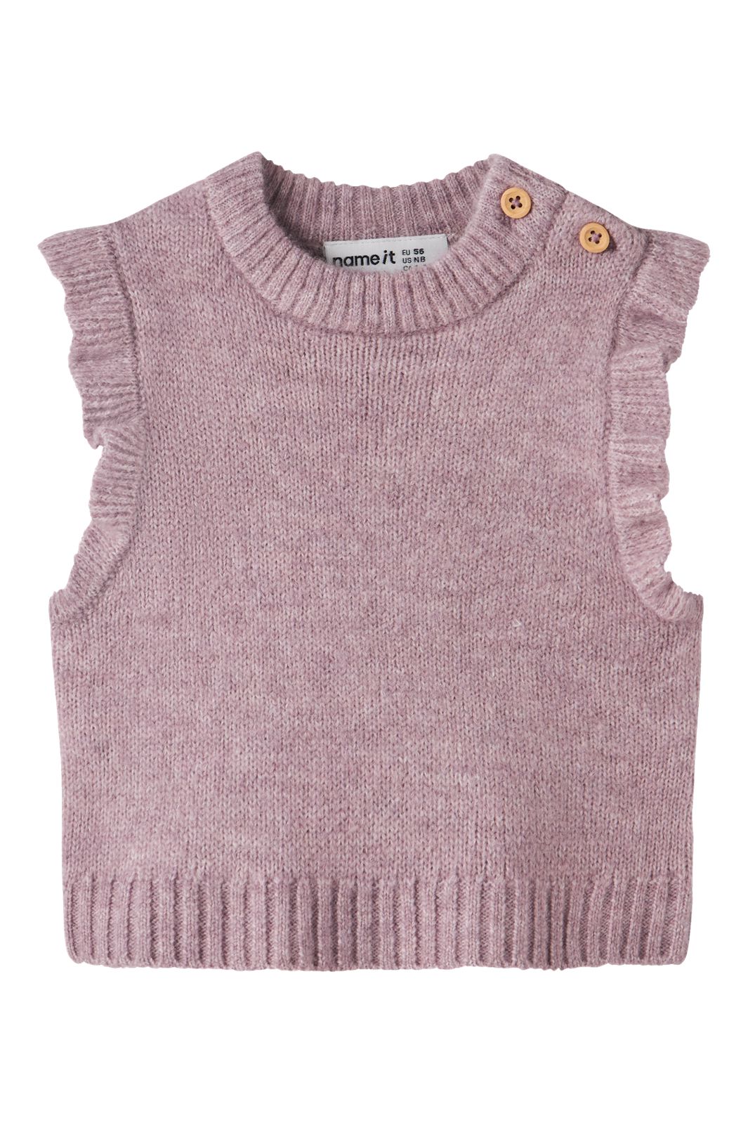 Name It - Nbfrosely Knit Slipover - 5115940 Mauve Shadows
