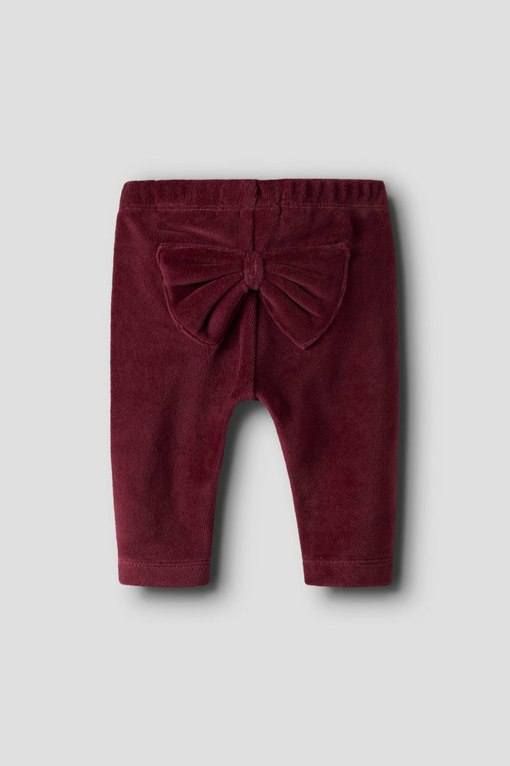 Name It - Nbfroxy Vel Legging - 4873983 Burgundy