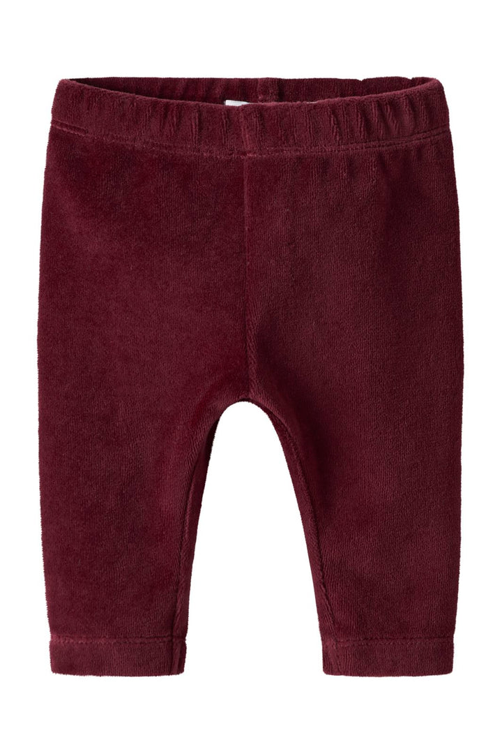 Name It - Nbfroxy Vel Legging - 4873983 Burgundy