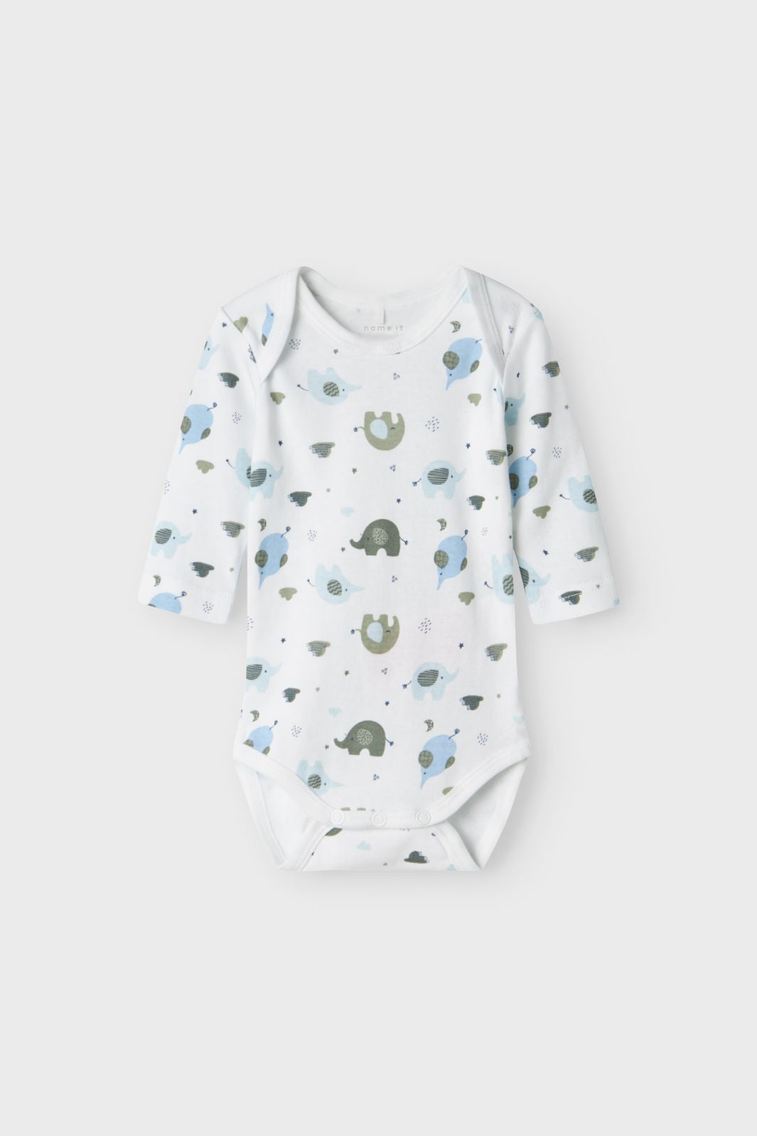 Name It - Nbmbody Ls Baby Elephant - 4585408 Baby Blue