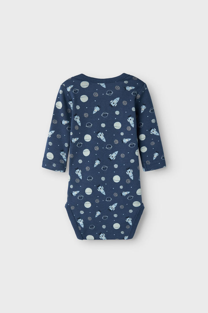 Name It - Nbmbody Ls Dark Space - 4585418 Dark Denim