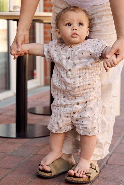 Name It - Nbmfront Ss Shirt - 4974866 Cloud Dancer Anchor