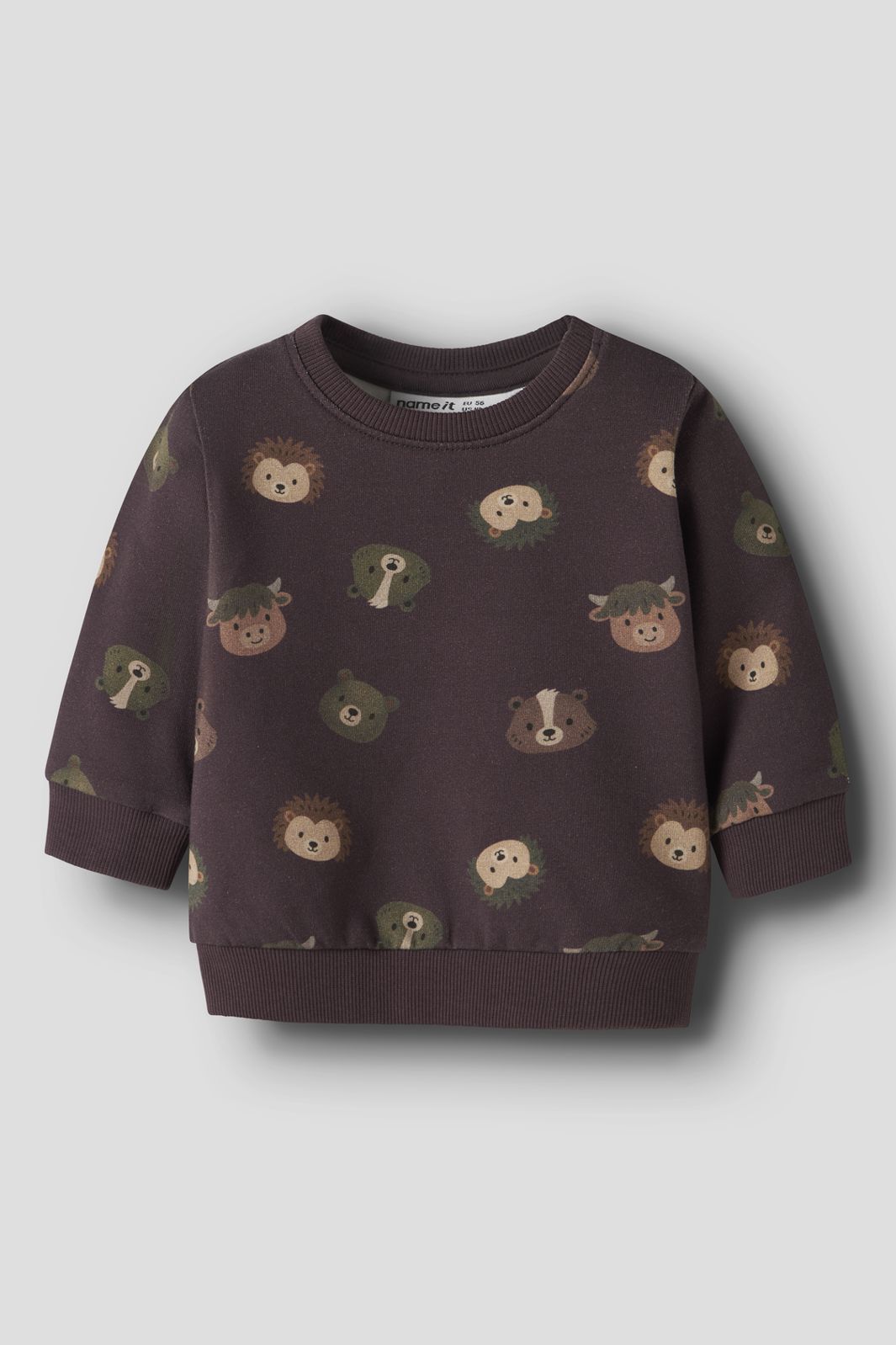 Name It - Nbmsoforest Ls Sweat - 5132109 Chocolate Plum