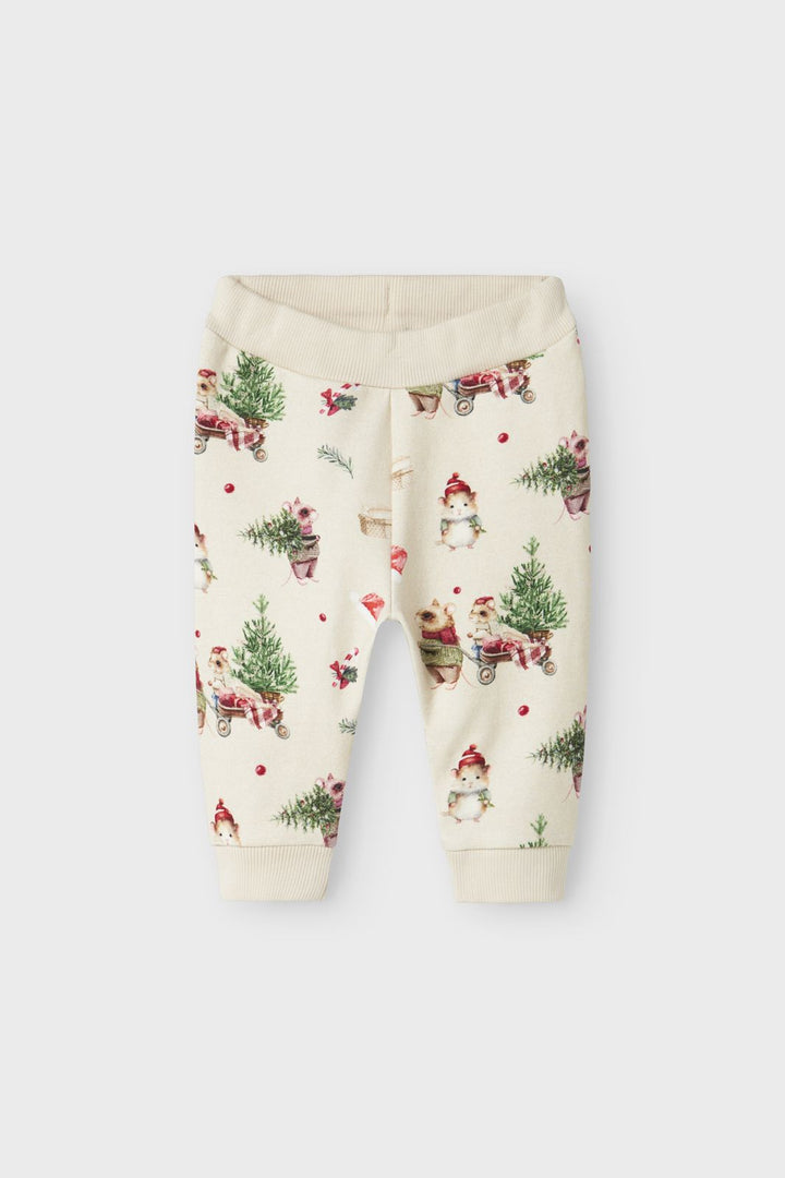 Name It - Nbnrenu Sweat Pant - 4845597 Peyote Melange