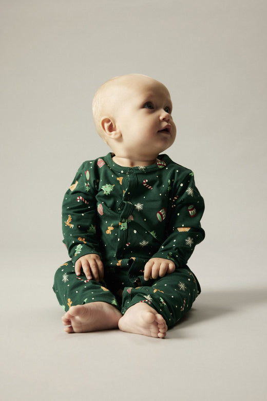 Name It - Nbnvismas Ls Nightsuit - 4918621 Botanical Garden Xmas Aop Nattøj 