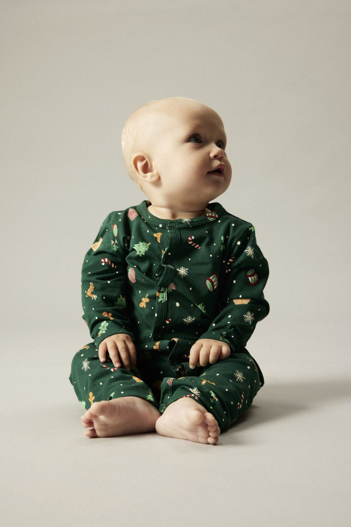 Name It - Nbnvismas Ls Nightsuit - 4918621 Botanical Garden Xmas Aop Nattøj 