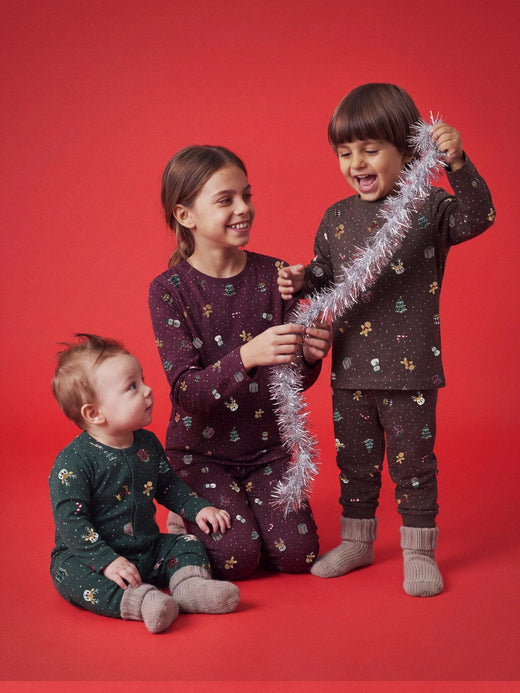 Name It - Nbnvismas Ls Nightsuit - 5135239 Delicioso Christmas Nattøj 
