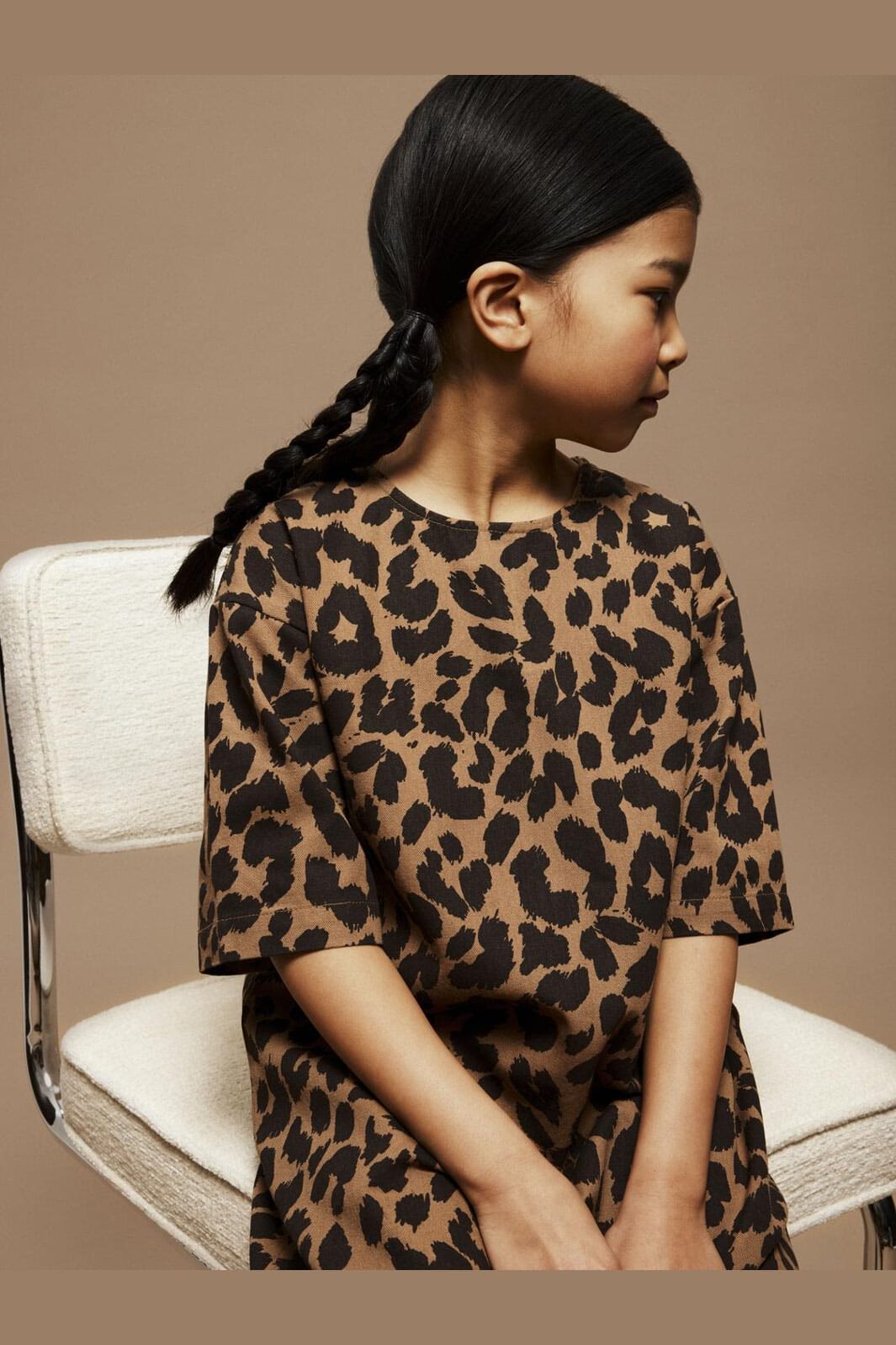 Name It - Nkfbelate Ss Dress - 4930418 Toasted Coconut Seal Brown