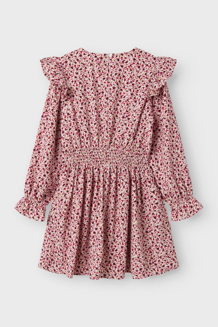 Name It - Nkfkanva Ls Dress - 4784356 Bright White Flower