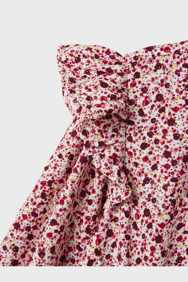 Name It - Nkfkanva Ls Dress - 4784356 Bright White Flower