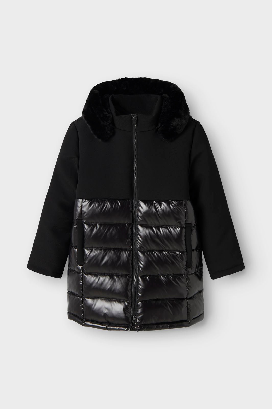 Name It - Nkfmarol Jacket Long1 - 4828999 Black