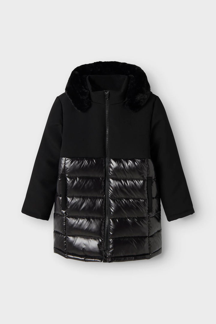 Name It - Nkfmarol Jacket Long1 - 4828999 Black