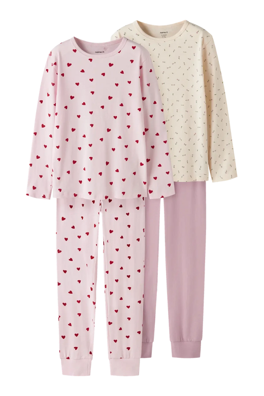 Name It - Nkfnightset - 4977962 Ballerina Heart And Flower Aop Nattøj 