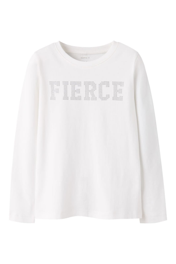 Name It - Nkfoula Ls Top - 4879788 Cloud Dancer