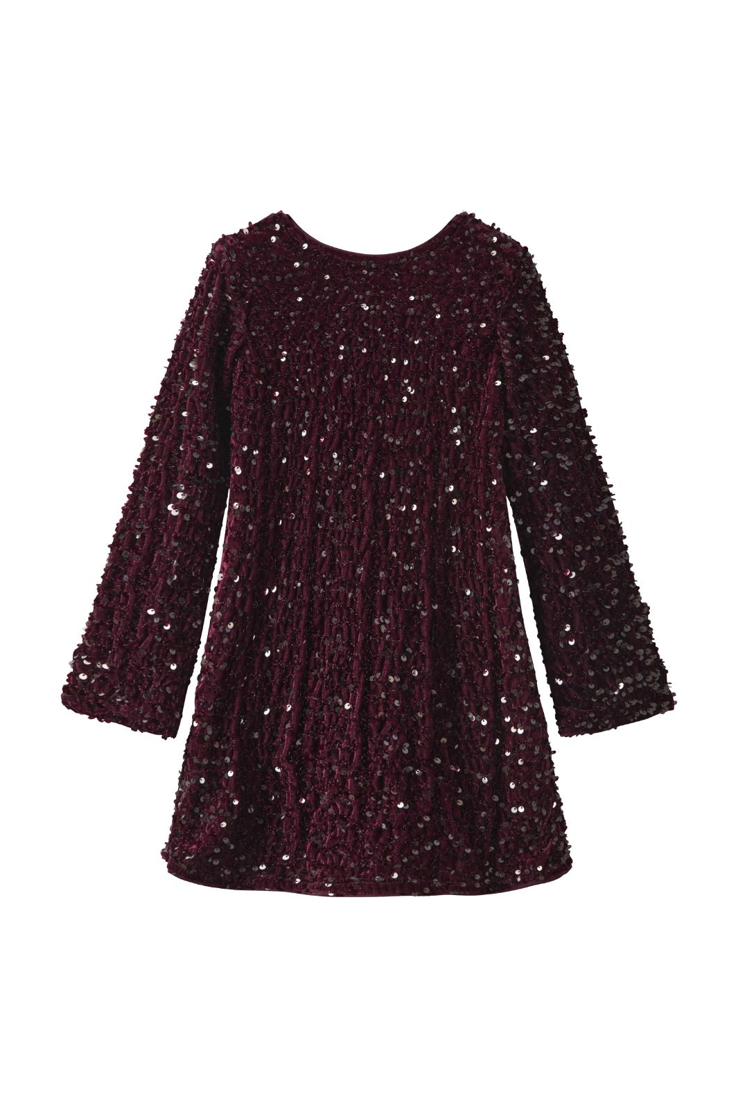Name It - Nkfrusitta Ls Dress - 4881798 Burgundy Black Bow