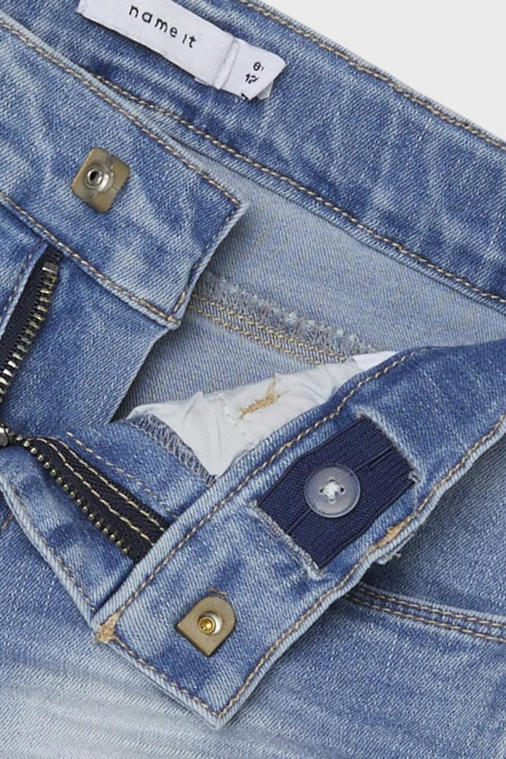 Name It - Nkfsalli Slim Shorts 5372-Ha - 3755383 Medium Blue Denim Shorts 