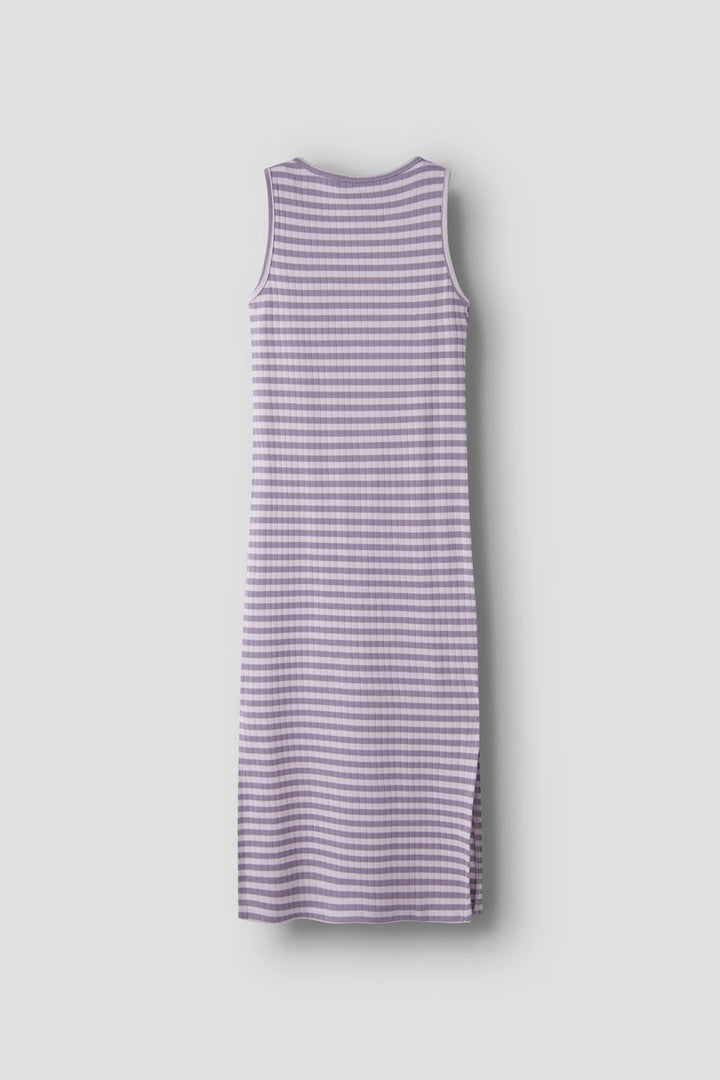 Name It - Nkfsuraja Sl Maxi Dress - 5018412 Lavender Fog W. Lavender Gray