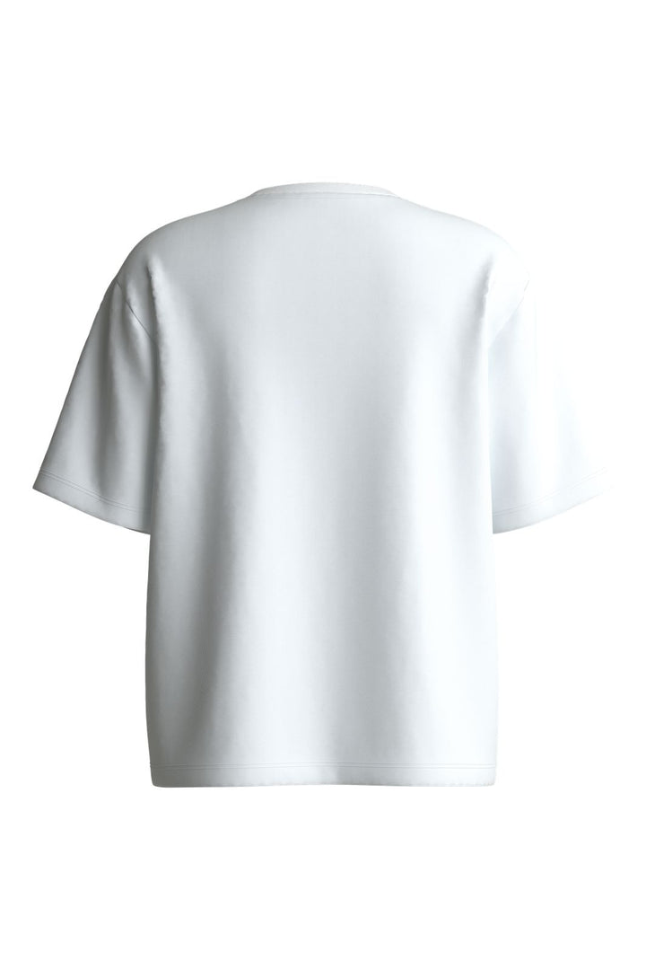 Name It - Nkfvotea Ss Nreg Top - 5088656 Bright White Flower Leopard
