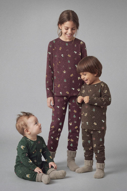 Name It - Nknvismas Ls Nightset - 5135201 Delicioso Christmas Nattøj 