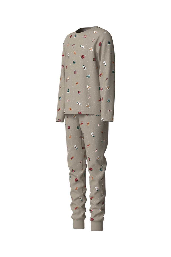 Name It - Nknvismas Ls Nightset - 5160640 Pure Cashmere Christmas
