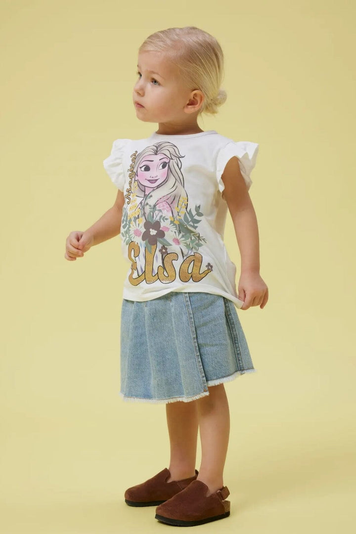 Name It - Nmfabla Frozen Ss Top Box Wdi - 4752839 Bright White