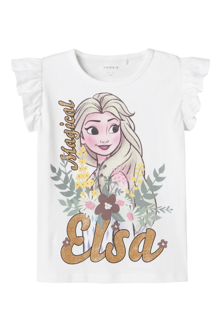 Name It - Nmfabla Frozen Ss Top Box Wdi - 4752839 Bright White