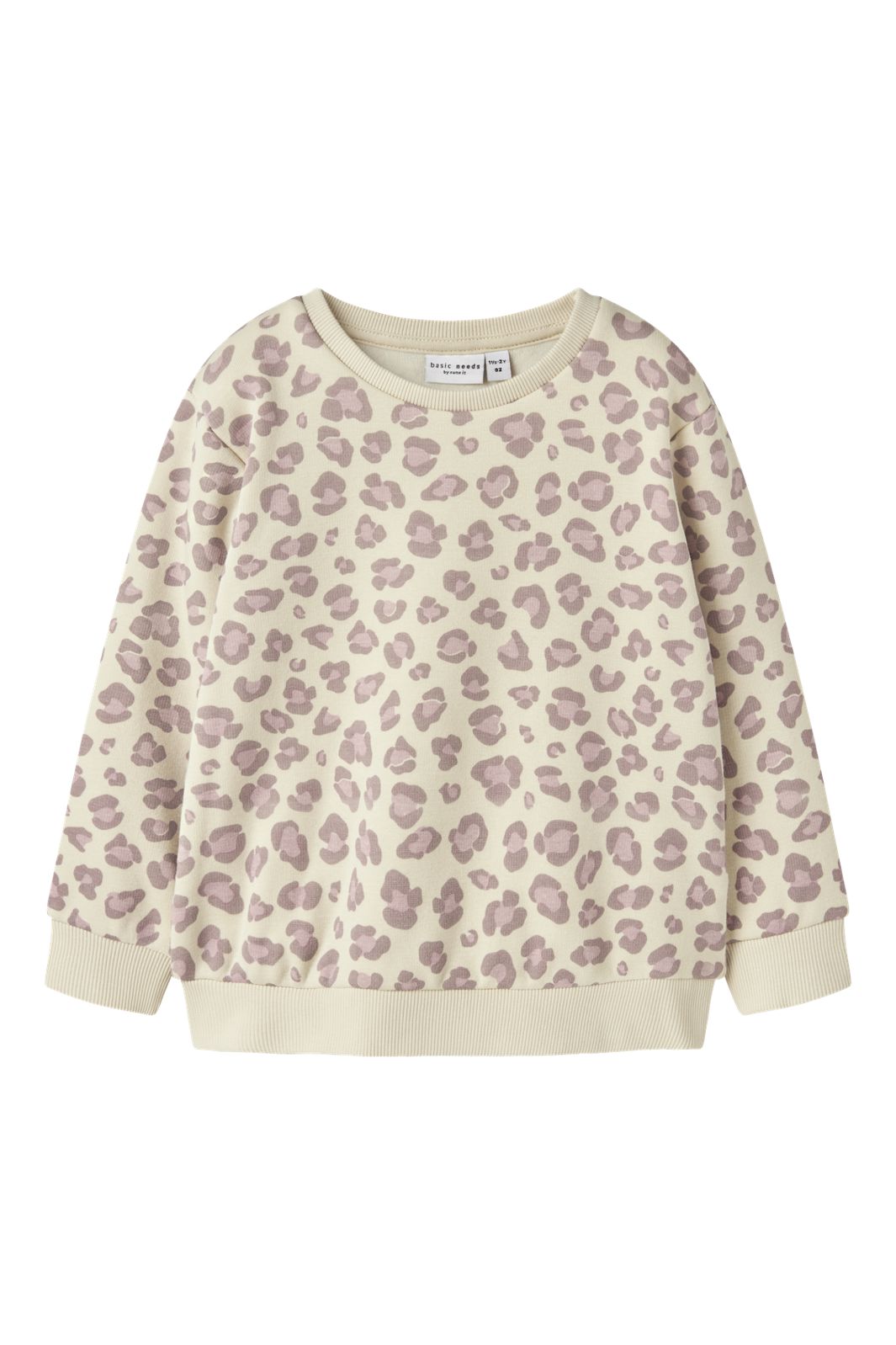 Name It - Nmfdavina Ls Sweat Fleece - 4892723 Summer Sand Leo