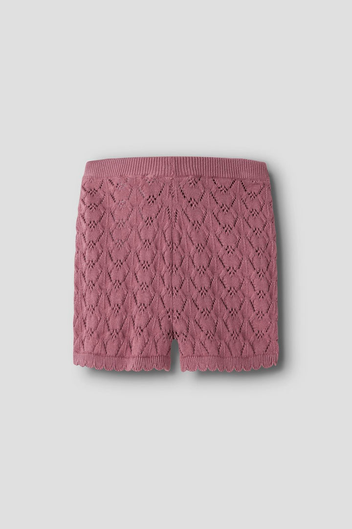 Name It - Nmfholga Knit Shorts - 4999600 Mesa Rose
