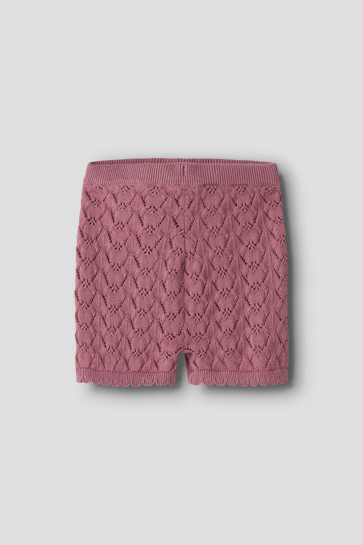 Name It - Nmfholga Knit Shorts - 4999600 Mesa Rose