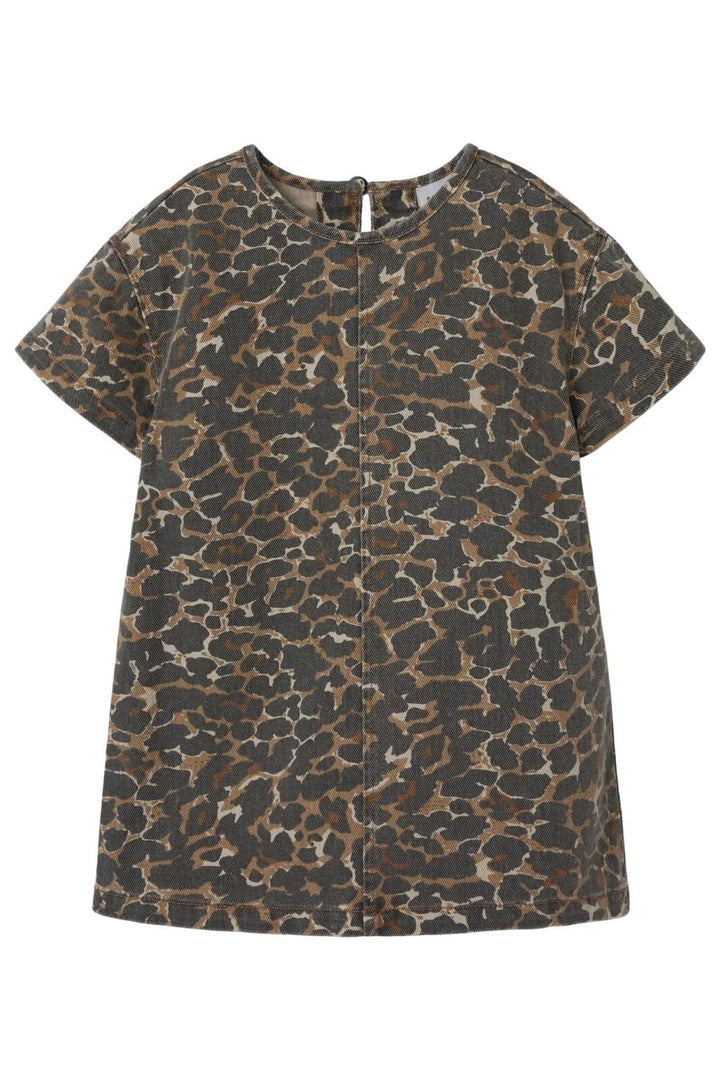 Name It - Nmfleo Twill Dress 4002-Td T - 4843204 Affogat Leo Washed Down