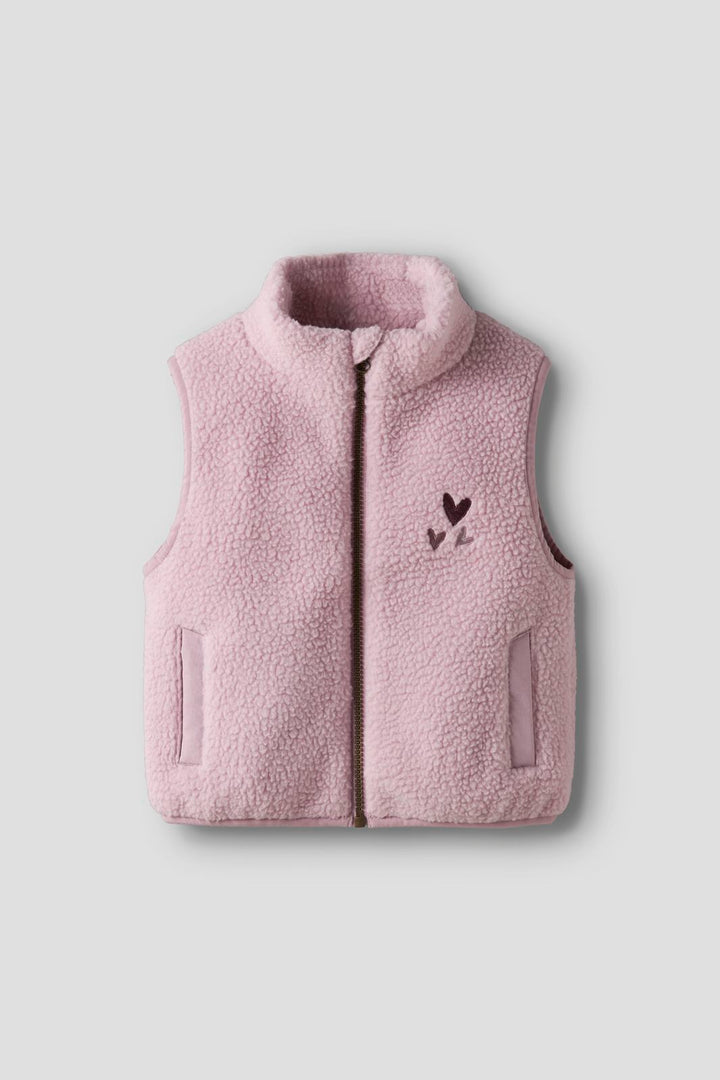 Name It - Nmfmall Sherpa Vest - 4893086 Keepsake Lilac