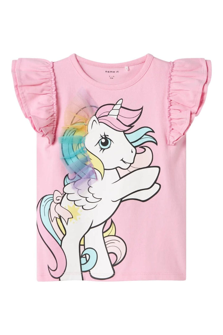 Name It - Nmfmika Ss Top - 4711203 Pink Frosting