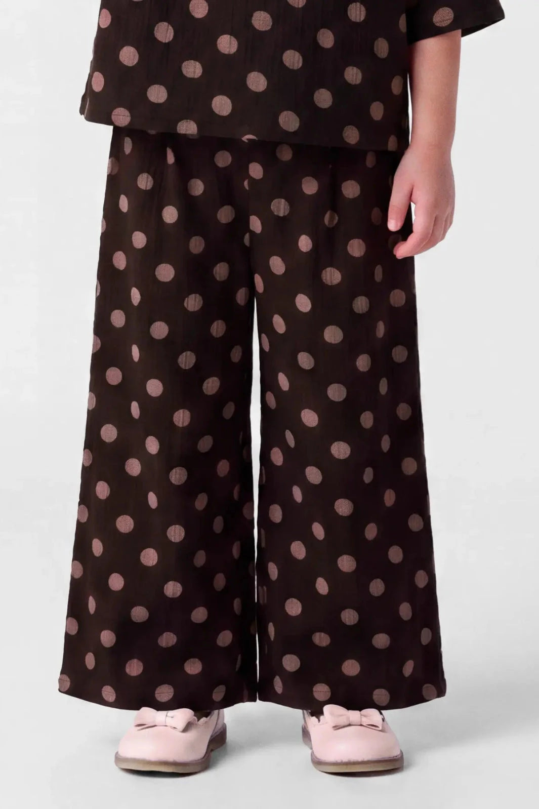 Name It - Nmfnina Wide Pant - 5075398 Chocolate Plum Bukser 