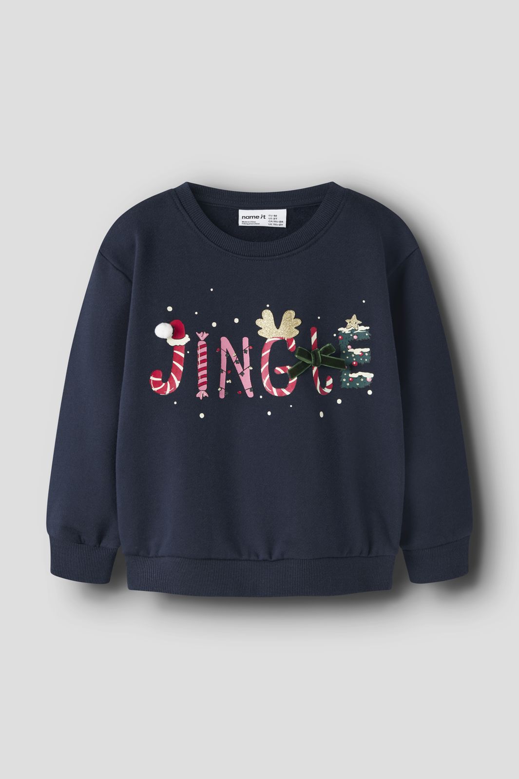 Name It - Nmfpolmax Ls Nreg Sweat Box - 5067294 Navy Blazer