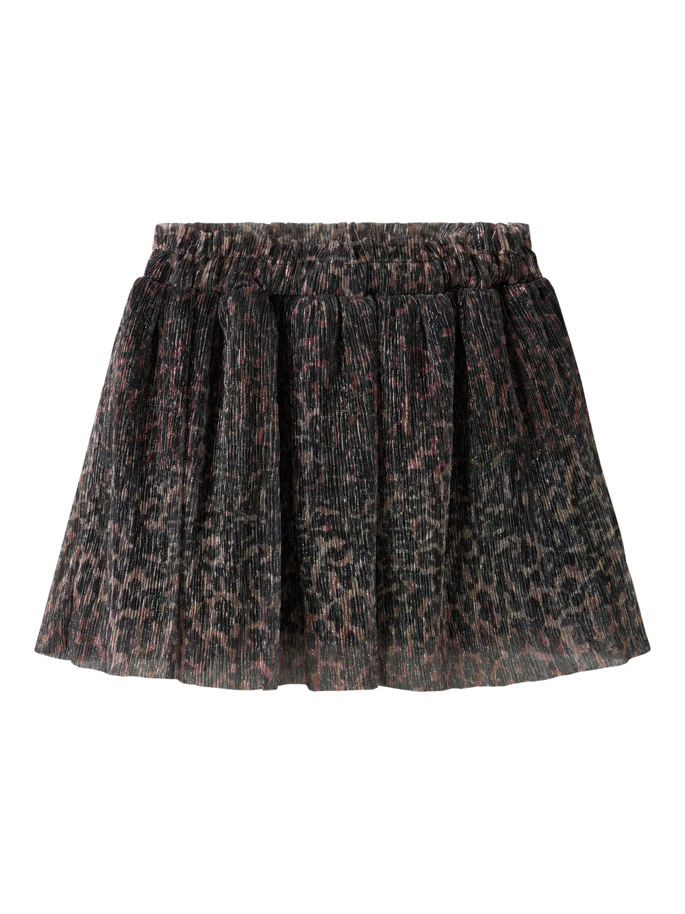 Name It - Nmfrisaring Skirt - 4874681 Seal Brown Leo Nederdele 