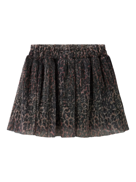 Name It - Nmfrisaring Skirt - 4874681 Seal Brown Leo Nederdele 