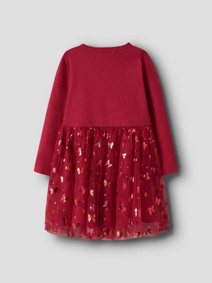 Name It - Nmfrosally Ls Dress - 4966388 Jester Red Kjoler 