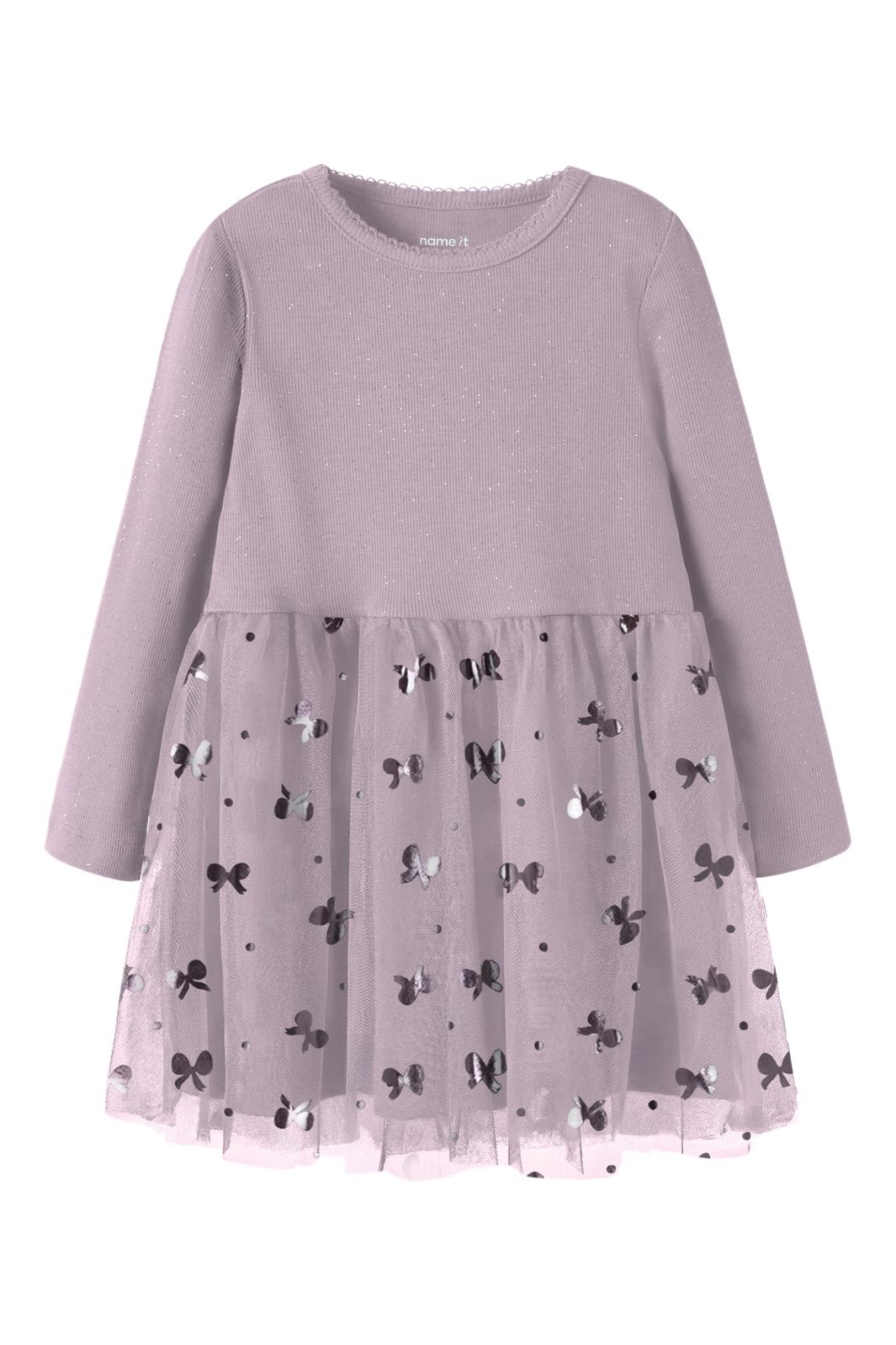 Name It - Nmfrosally Ls Dress - 5195199 Mauve Shadows
