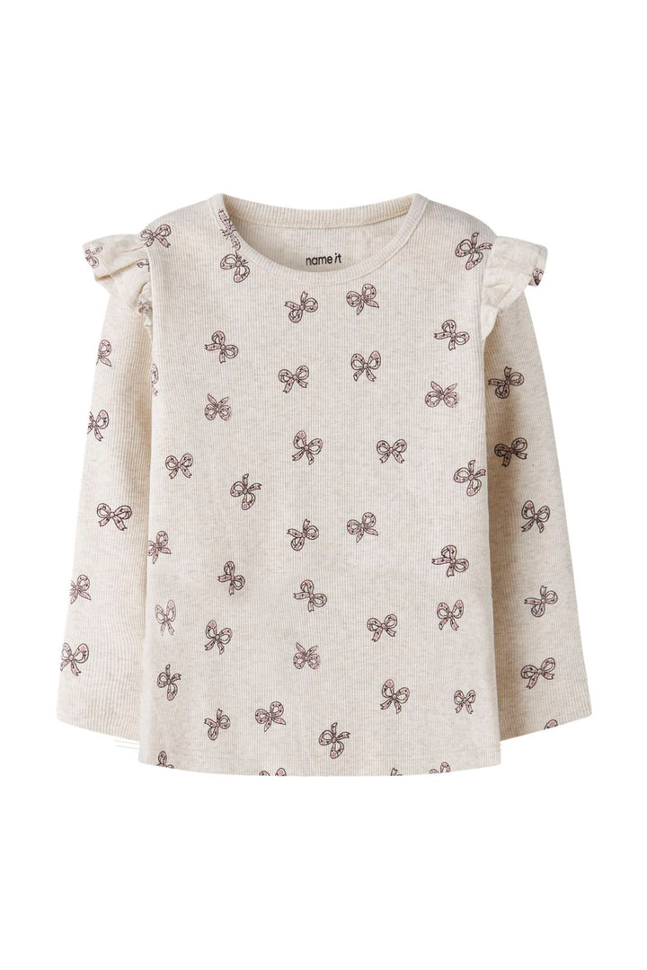Name It - Nmfrulies Ls Top - 5115324 Peyote Melange