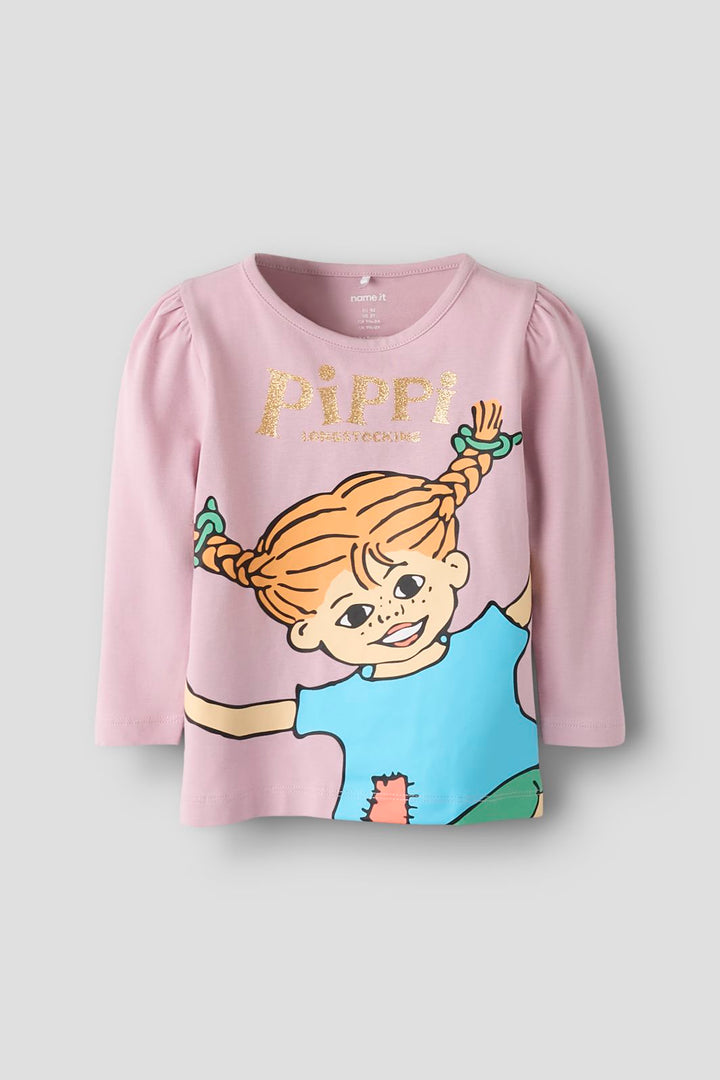 Name It - Nmfsolma Pippi Ls Top Sky - 4978190 Keepsake Lilac