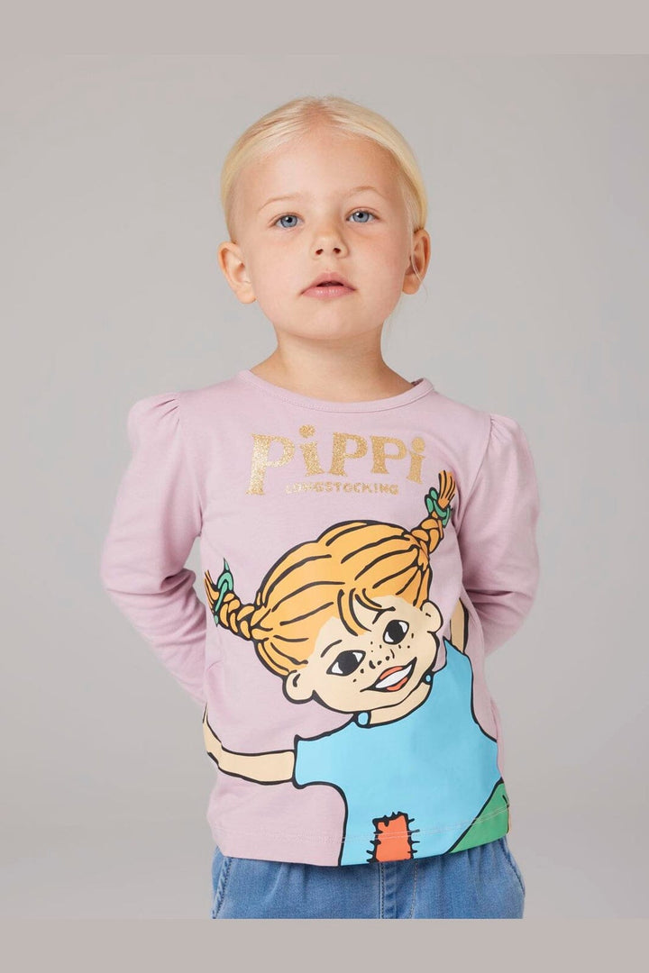Name It - Nmfsolma Pippi Ls Top Sky - 4978190 Keepsake Lilac