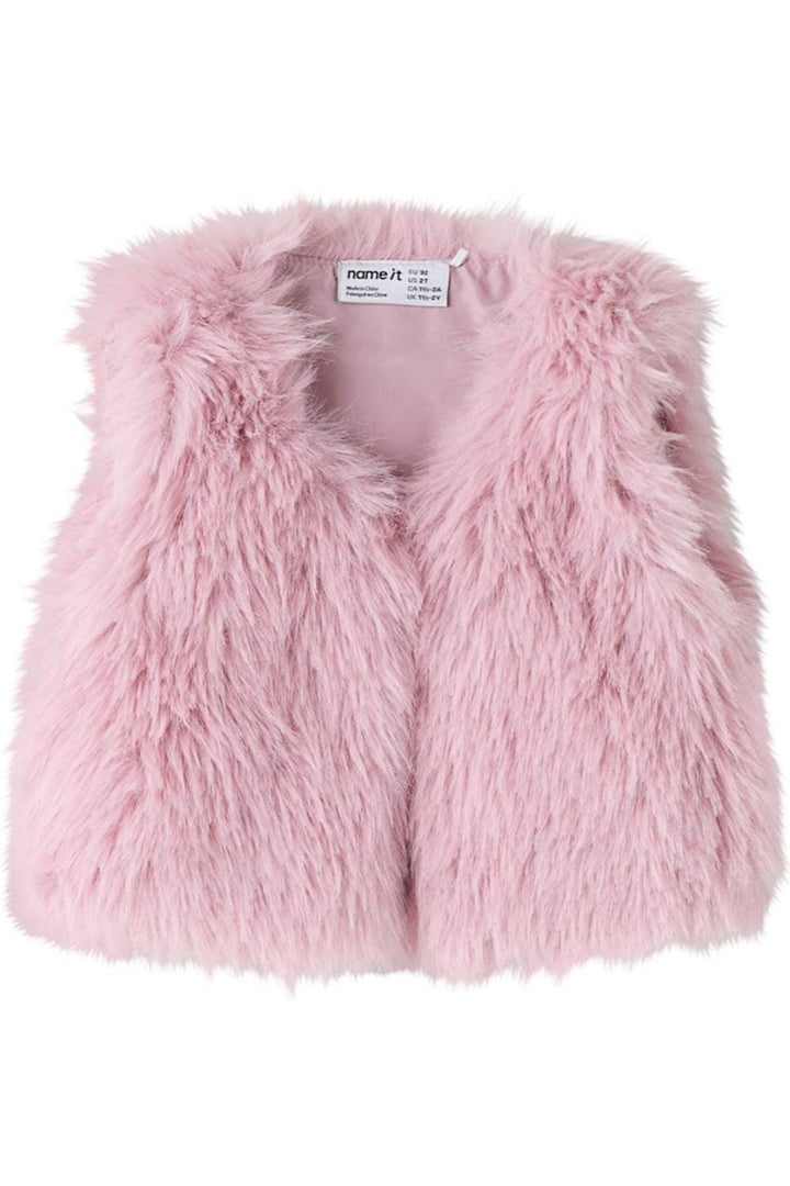 Name It - Nmfsully Fake Fur Vest - 4939589 Keepsake Lilac Frakker 