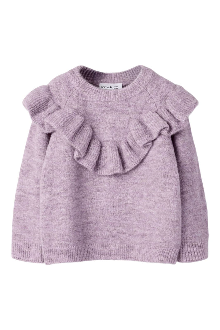 Name It - Nmfsyla Ls Knit - 5116001 Mauve Shadows