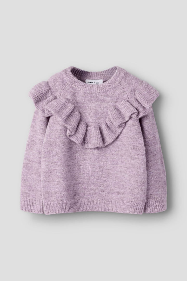 Name It - Nmfsyla Ls Knit - 5116001 Mauve Shadows