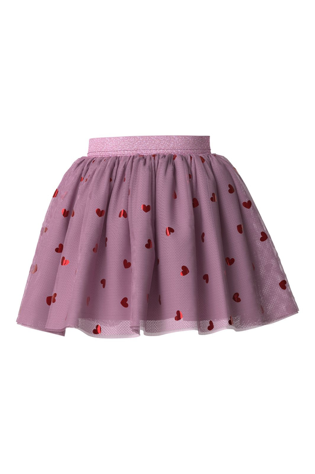 Name It - Nmfvabos Skirt - 5183791 Full Blooming Pink Small Heart