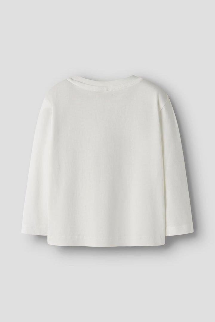 Name It - Nmfvotea Ls Nreg Top - 5003668 Cloud Dancer Pink Unicorn