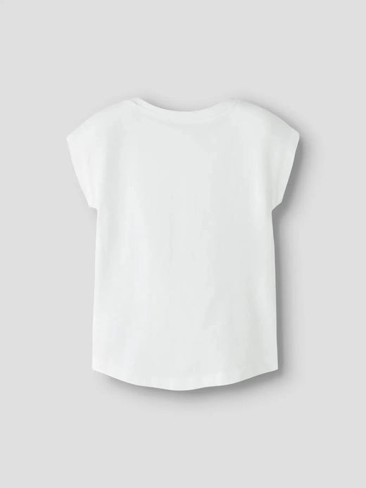 Name It - Nmfvotia Capsl Top - 5058355 Bright White Sunglasses Cat T-shirts 